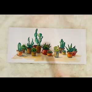 cacti canvas painting wall decor